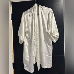 Victoria secret silk white robe